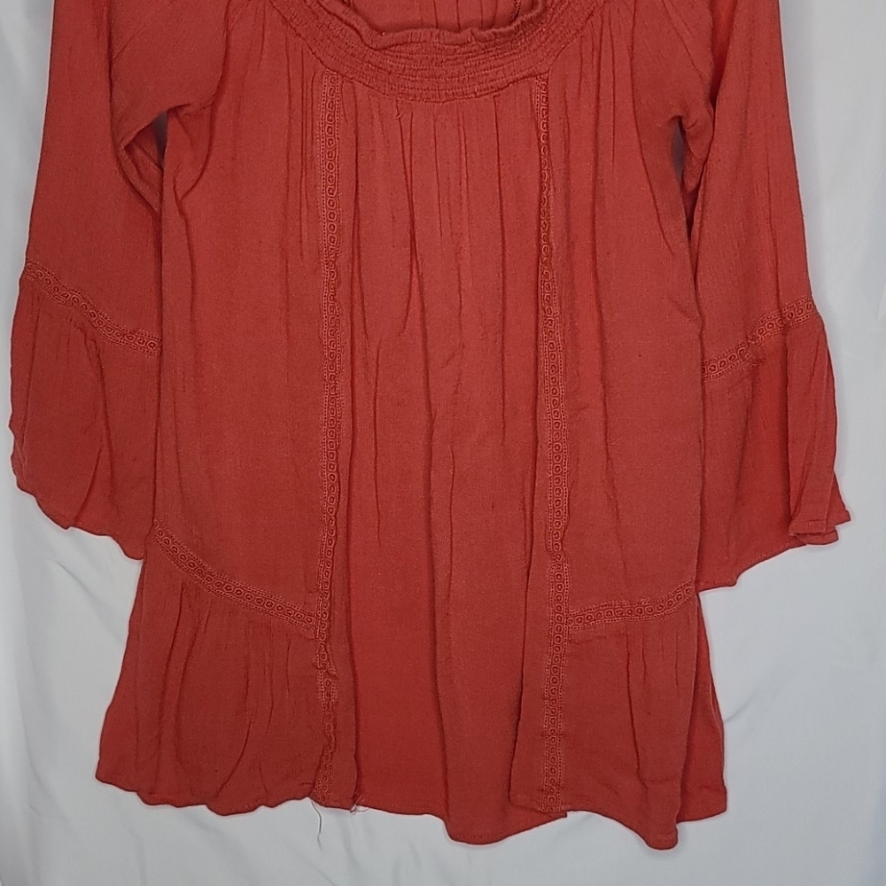 Anthropologie Blu Pepper boho bohemian lace trim sz Medium - Picture 2 of 6